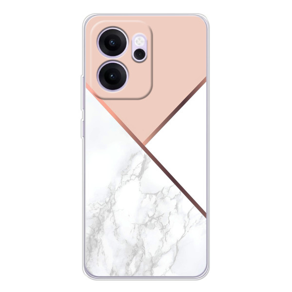 Мраморный чехол на OPPO Reno14 F (VPrint)
