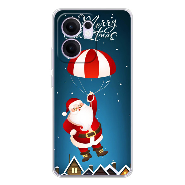 Чохол з зимовим принтом для Рено14 Ф – Дід Мороз