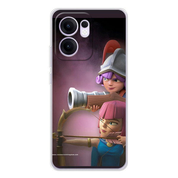 Чохол з героями Клеш Рояль для OPPO Reno14 F – Три мушкетери