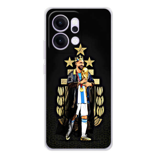 Чохли для OPPO Reno14 (Leo чемпіон) (AlphaPrint) – Мессі Король
