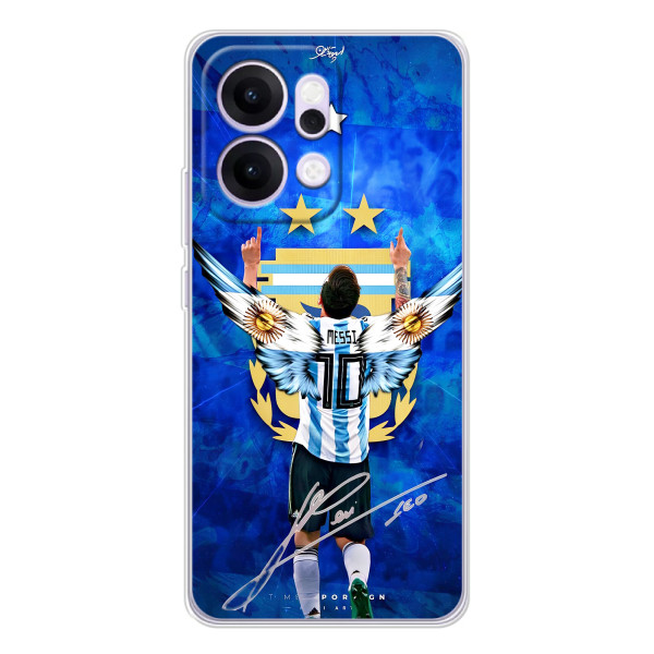 Чохли для OPPO Reno14 (Leo чемпіон) (AlphaPrint) – Мессі збірна