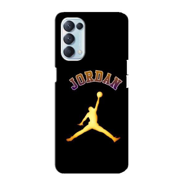 Чохли для Oppo Reno5 4G - з картинкою JORDAN (AlphaPrint) – Jordan Gold