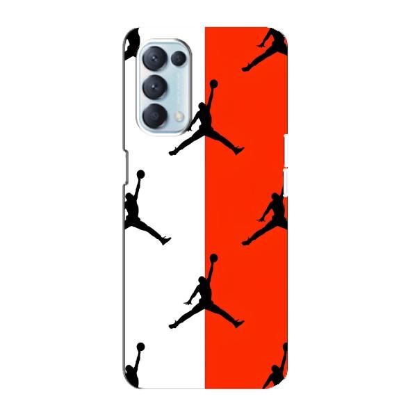 Чохли для Oppo Reno5 4G - з картинкою JORDAN (AlphaPrint) – Лого Джордан