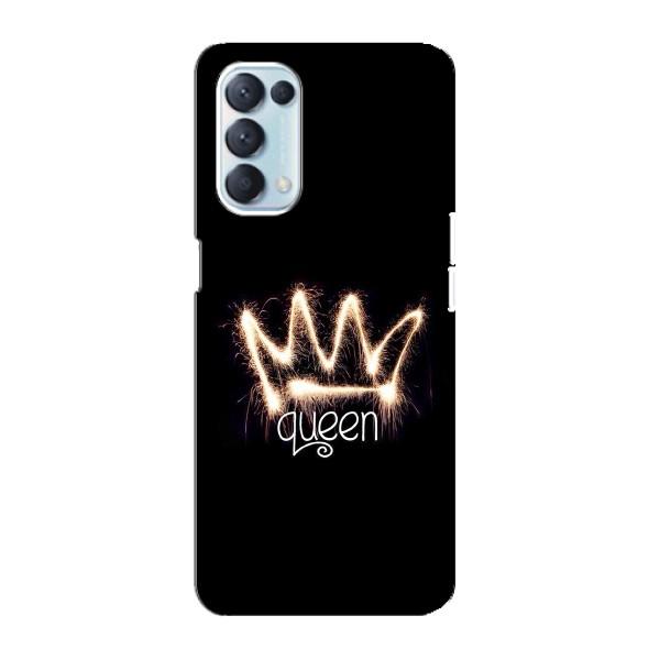 Чохол (Корона на чорному фоні) для Оппо Рено 5 4G – Корона