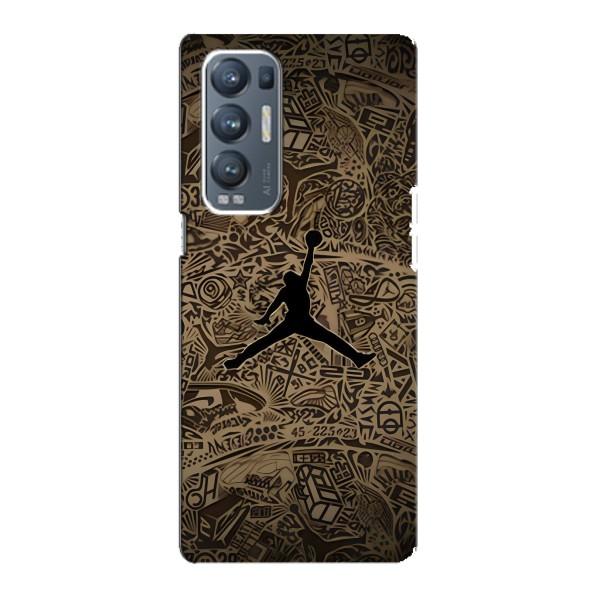 Чехлы для Oppo Reno5 Pro Plus 5G - с картинкой JORDAN (AlphaPrint) – Logo Jordan
