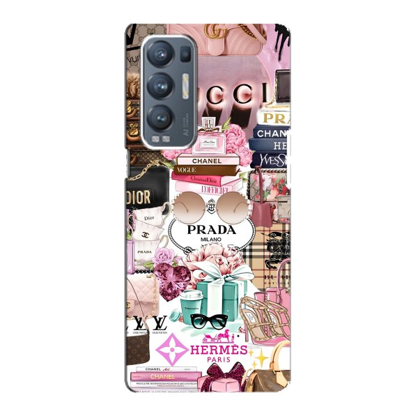 Чехол (Dior, Prada, YSL, Chanel) для Oppo Reno5 Pro Plus 5G – Бренды
