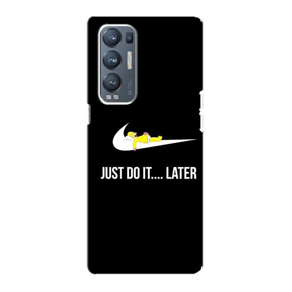 Чехол с логотипом Найк на Oppo Reno5 Pro Plus 5G – Nike just do it