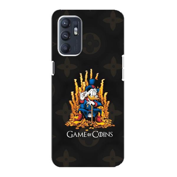 Чехли для Oppo Reno6 4G - Скрудж МакДак Louis Vuitton (PREMIUMPrint) – Король грошей
