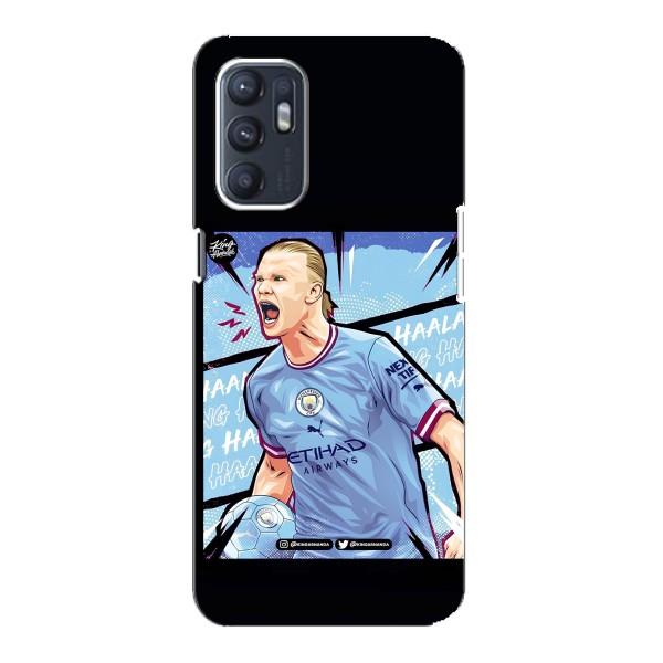Чехлы с футболистом Ерлинг Холанд для Oppo Reno6 4G (AlphaPrint) – гол Эрлинг Холланд