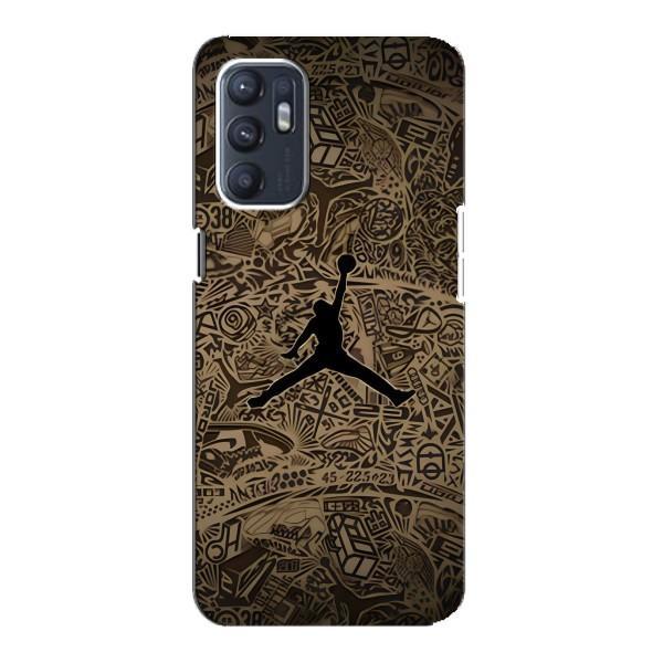 Чехлы для Oppo Reno6 4G - с картинкой JORDAN (AlphaPrint) – Logo Jordan
