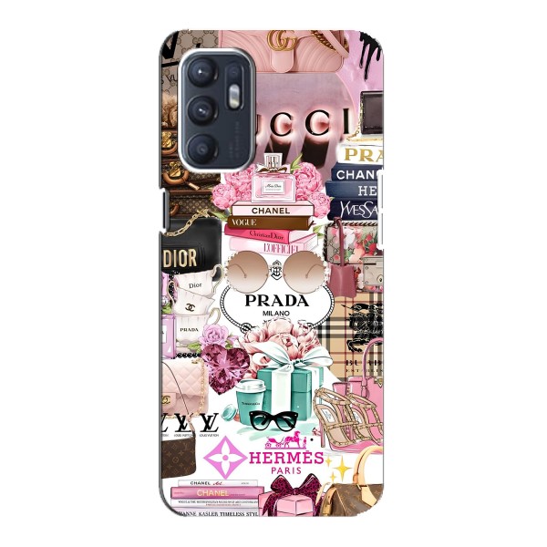 Чехол (Dior, Prada, YSL, Chanel) для Oppo Reno6 4G – Бренды
