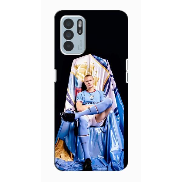 Чехлы с футболистом Ерлинг Холанд для Oppo Reno6 Z (AlphaPrint) – футболист Холанн