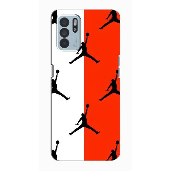Чохли для Oppo Reno6 Z - з картинкою JORDAN (AlphaPrint) – Лого Джордан