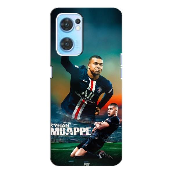 Чехол (TPU) с Футболистом на Oppo Reno7 4G – MBAPPE