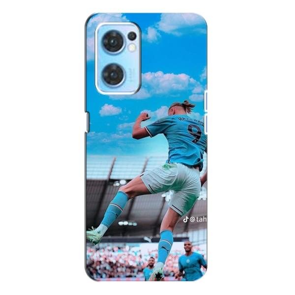 Чехлы с футболистом Ерлинг Холанд для Oppo Reno7 4G (AlphaPrint) – Эрлинг Холанд