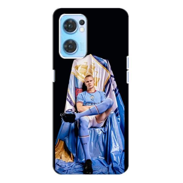 Чехлы с футболистом Ерлинг Холанд для Oppo Reno7 4G (AlphaPrint) – футболист Холанн