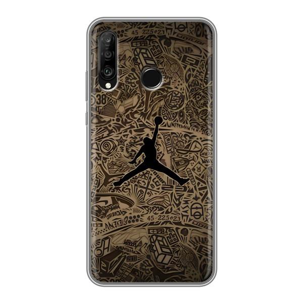 Чохли для Huawei P30 Lite - з картинкою JORDAN (AlphaPrint) – Logo Jordan