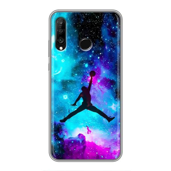 Чохли для Huawei P30 Lite - з картинкою JORDAN (AlphaPrint) – Яскравий Джордан