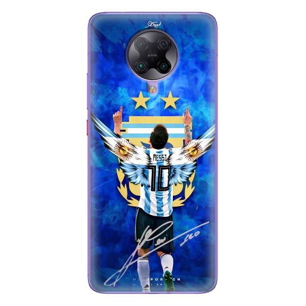 Чохли для Xiaomi POCO F2 Pro (Leo чемпіон) (AlphaPrint) – Мессі збірна