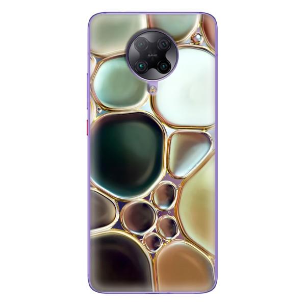 Мраморний чехол на Xiaomi POCO F2 Pro (VPrint) – Радужний Мрамор