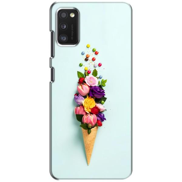 Чехлы с тематикой "ЦВЕТЫ" на Xiaomi POCO M3 – Цветок-мороженное