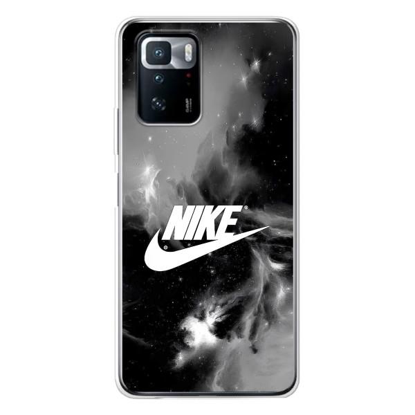Чехол с логотипом Найк на Xiaomi POCO X3 GT – Найк дымчатый