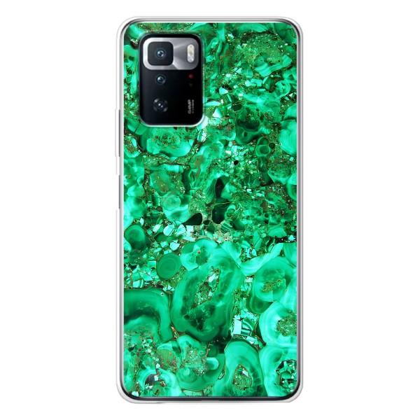 Мраморный чехол на Xiaomi POCO X3 GT (VPrint) – Салатный Мрамор