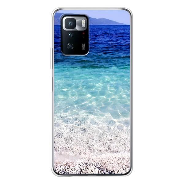 Силиконовый чехол с КАРТИНКАМИ лето для Xiaomi POCO X3 GT (AlphaPrint) – Море