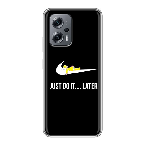 Чехол с логотипом Найк на Xiaomi POCO X4 GT – Nike just do it