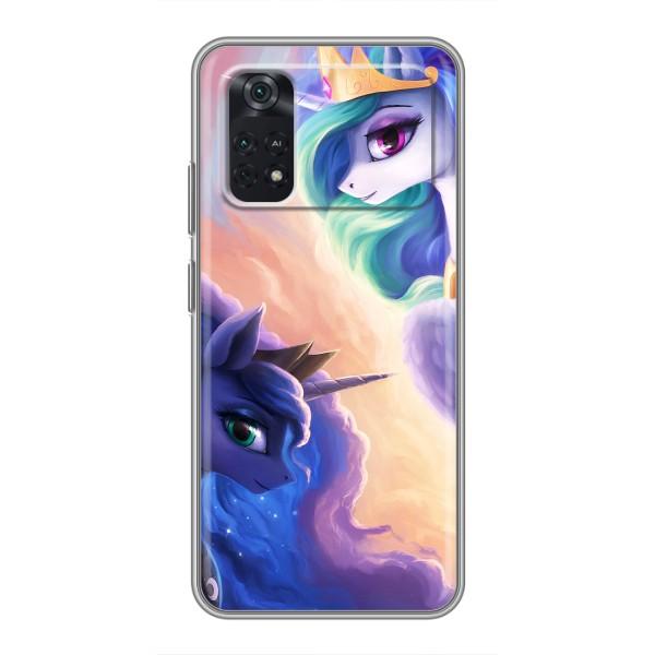 Чехол для Поко Х4 Про 5G - (Единорожки - Новинки) (AlphaPrint)