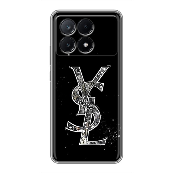 Чохол (Dior, Prada, YSL, Chanel) для Xiaomi POCO X6 Pro (5G) – YSL