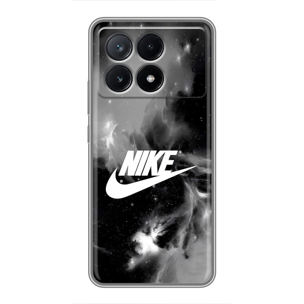 Чехол с логотипом Найк на Xiaomi POCO X6 Pro (5G) – Найк дымчатый