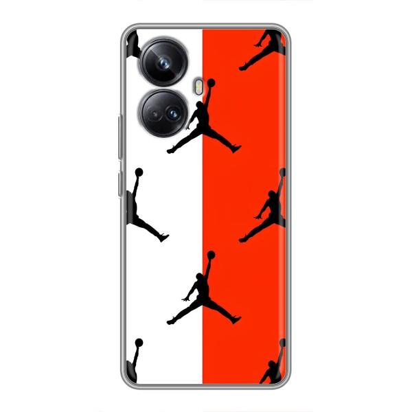 Чехлы для Realme 10 Pro Plus - с картинкой JORDAN (AlphaPrint) – Лого Джордан