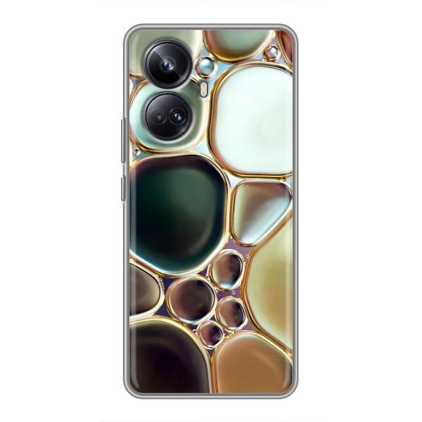 Мраморний чехол на Realme 10 Pro Plus (VPrint) – Радужний Мрамор