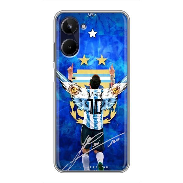 Чехлы для Realme 10 (Leo чемпион) (AlphaPrint) – Месси сборная