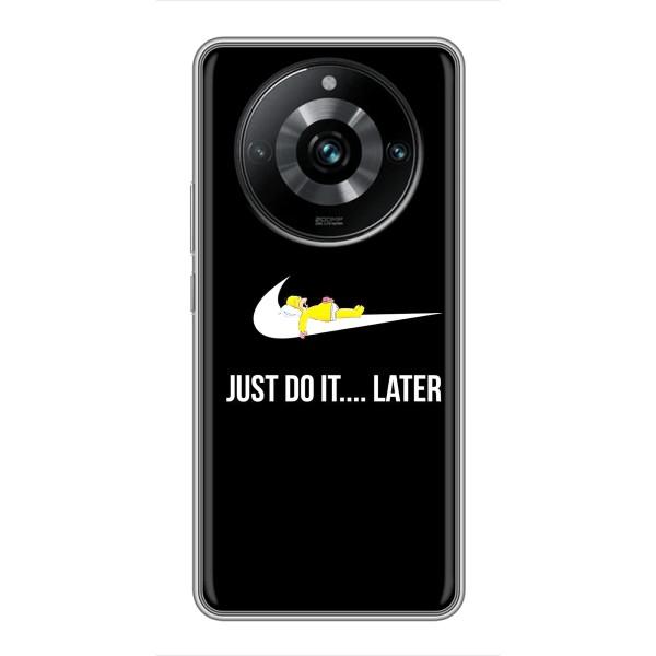 Чохол з логтипом Найк на Realme 11 Pro Plus – Nike just do it