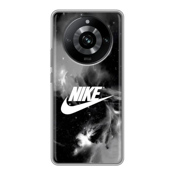 Чехол с логотипом Найк на Realme 11 Pro – Найк дымчатый