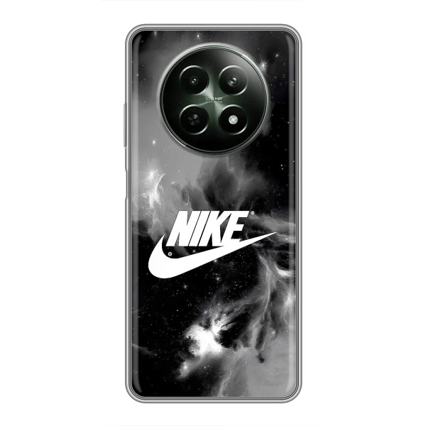 Чехол с логотипом Найк на RealMe 12 5G – Найк дымчатый