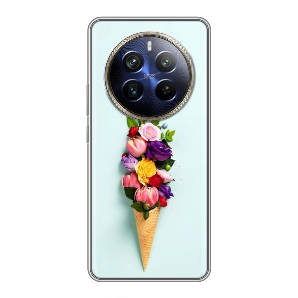Чохли з тематикою "КВІТИ" на Realme 12 Plus – Квітка-морозиво