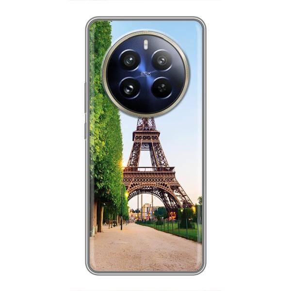 Чехол Эйфелева Башня для Realme 12 Pro Plus - (AlphaPrint) – Дорога в Париж