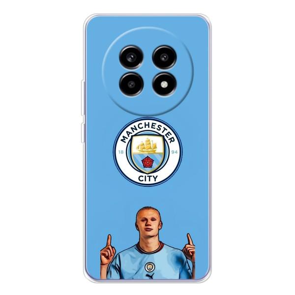 Чехлы с футболистом Ерлинг Холанд для Realme 13 Pro (AlphaPrint) – Холанд Манчестер Сити