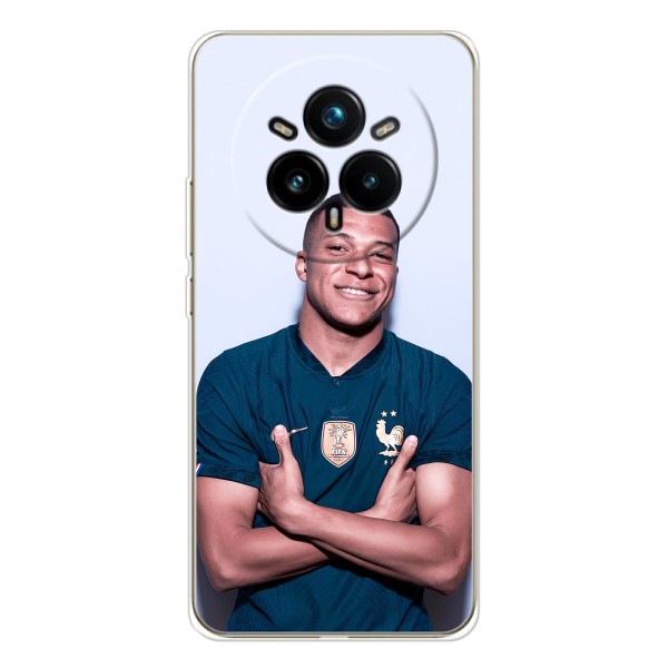 Чехол (TPU) с Футболистом на Realme 14 Pro Plus – Мбаппешичка