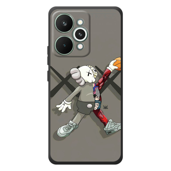 Чехлы для RealMe 15 Pro - Bearbrick Louis Vuitton (PREMIUMPrint) – Беарбрик Джордан