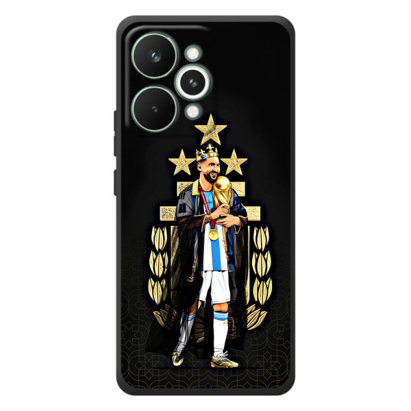 Чехлы для RealMe 15 Pro (Leo чемпион) (AlphaPrint) – Месси Король