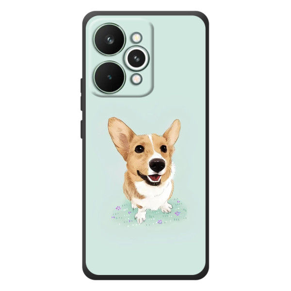 Чехлы с собаками для RealMe 15 Pro (VPrint) – Корги