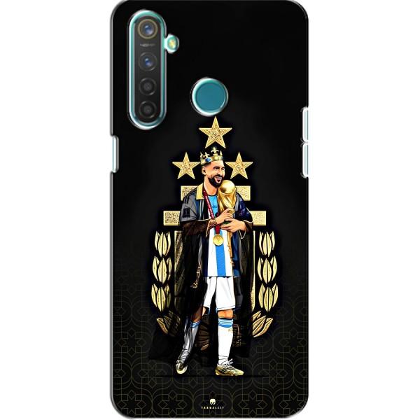 Чехлы для Realme 5 (Leo чемпион) (AlphaPrint) – Месси Король