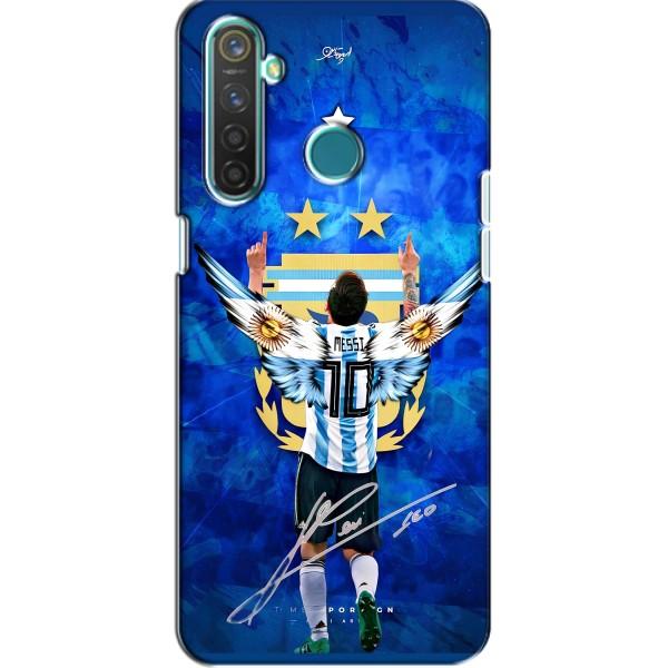 Чехлы для Realme 5 (Leo чемпион) (AlphaPrint) – Месси сборная