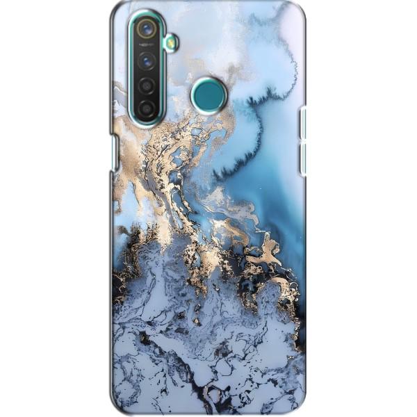 Мраморный чехол на Realme 5 (VPrint) – Нежный мрамор