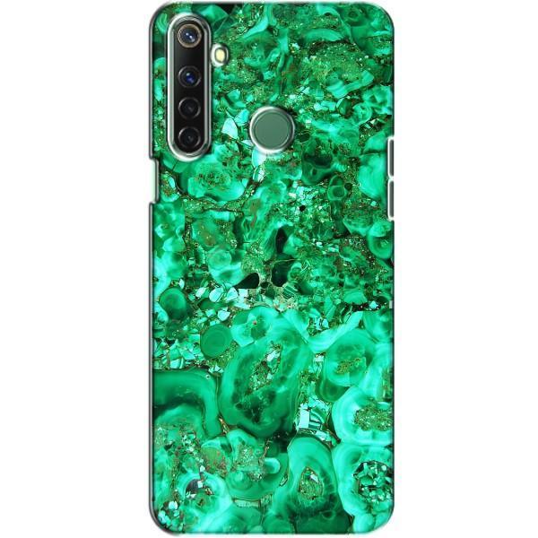 Мраморный чехол на Realme 6i (VPrint) – Салатный Мрамор