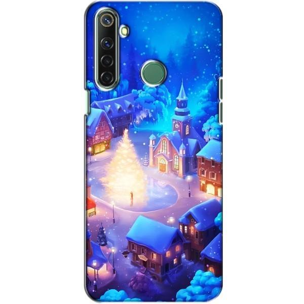 Рождественские Чехлы для Realme 6i (VPrint) – Рождественский город